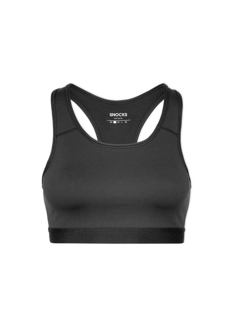 Snocks Snocks Sport-BH aus recyceltem Polyester BH Damen - Dunkelgrau - 0 | SportScheck