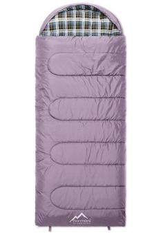 normani Outdoor Sports Antarctica Kunstfaserschlafsack Rosa