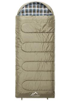 normani Outdoor Sports Antarctica Kunstfaserschlafsack Bronze