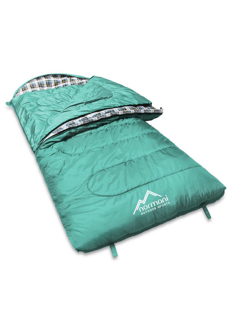 normani Outdoor Sports normani Outdoor Sports Antarctica Kunstfaserschlafsack - Gr&uuml;n - 2 | SportScheck