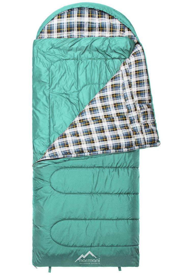normani Outdoor Sports normani Outdoor Sports Antarctica Kunstfaserschlafsack - Gr&uuml;n - 3 | SportScheck