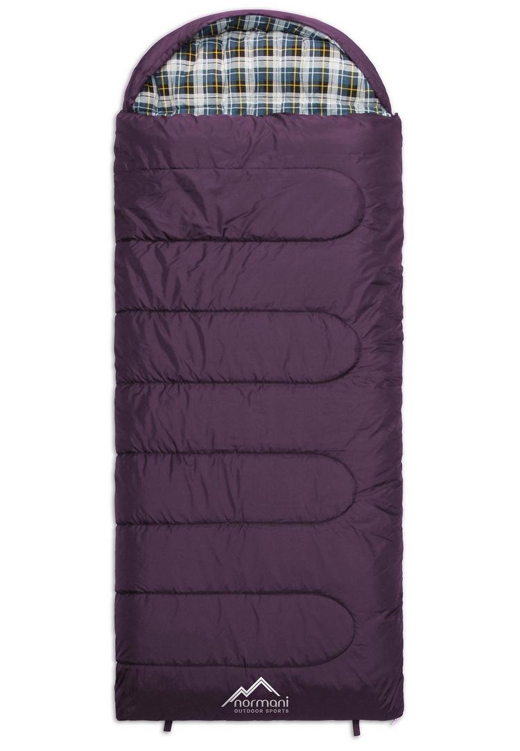 normani Outdoor Sports normani Outdoor Sports Antarctica Kunstfaserschlafsack - Violett - 0 | SportScheck