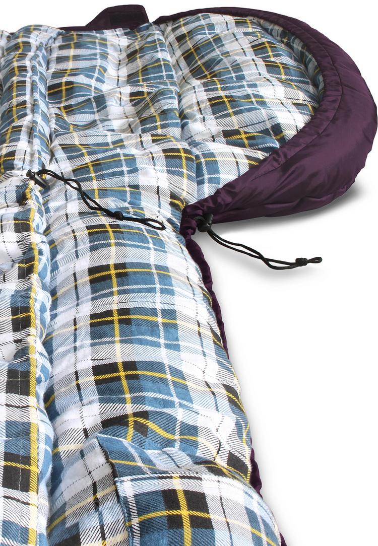 normani Outdoor Sports normani Outdoor Sports Antarctica Kunstfaserschlafsack - Violett - 0 | SportScheck