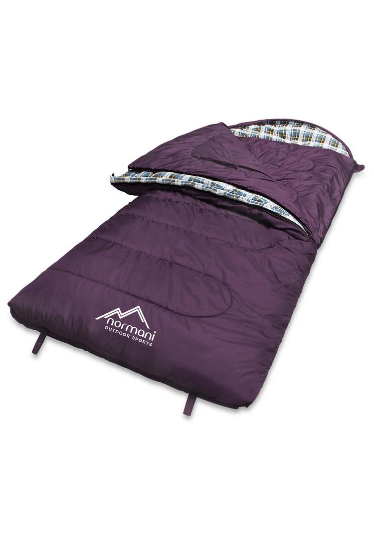 normani Outdoor Sports normani Outdoor Sports Antarctica Kunstfaserschlafsack - Violett - 2 | SportScheck