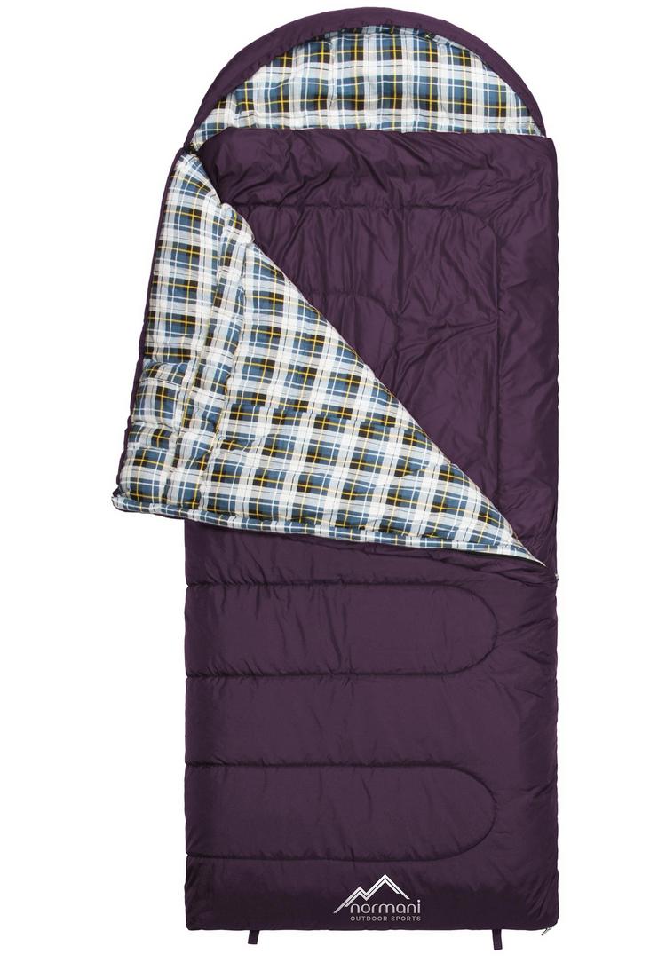 normani Outdoor Sports normani Outdoor Sports Antarctica Kunstfaserschlafsack - Violett - 3 | SportScheck