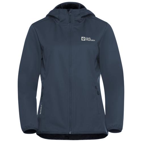 Jack Wolfskin WINDHAIN HOODY W Softshelljacke Damen