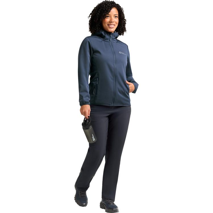 Jack Wolfskin Jack Wolfskin WINDHAIN HOODY W Softshelljacke Damen - midnight sky - 2 | SportScheck