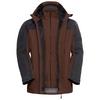 Jack Wolfskin TAUBENBERG 3IN1 JKT M Doppeljacke Herren - hot choc