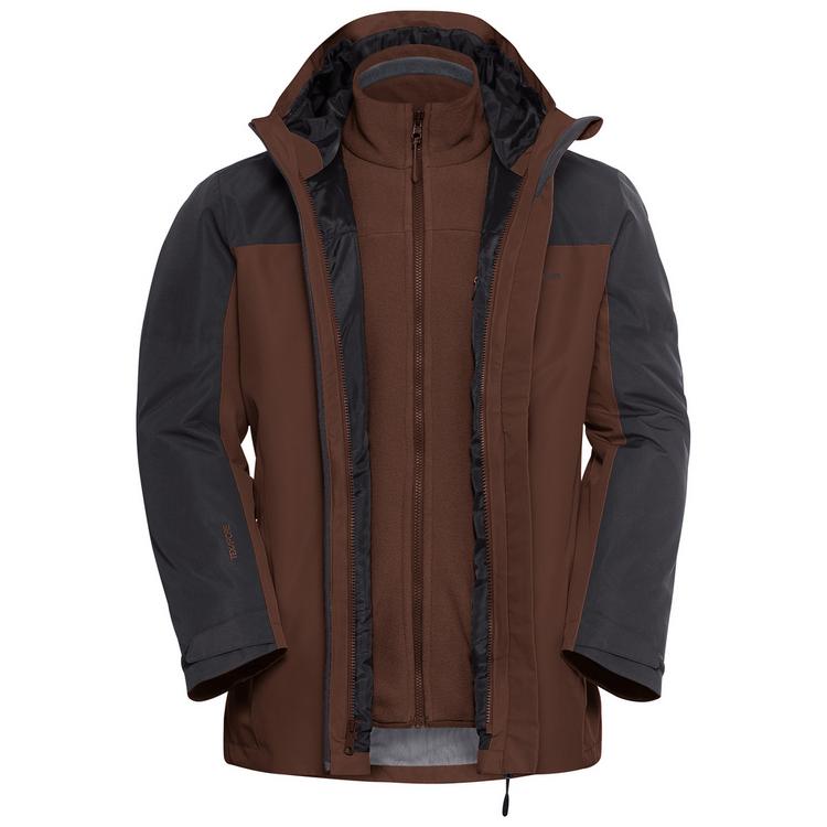 Jack Wolfskin Jack Wolfskin TAUBENBERG 3IN1 JKT M Doppeljacke Herren - hot choc - 0 | SportScheck