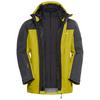 Jack Wolfskin TAUBENBERG 3IN1 JKT M Doppeljacke Herren - chartreuse