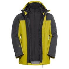 Jack Wolfskin TAUBENBERG 3IN1 JKT M Doppeljacke Herren chartreuse