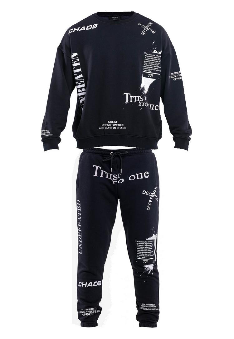 Tom Barron Tom Barron mit Schriftz&uuml;gen Jumpsuit Herren - black - 0 | SportScheck
