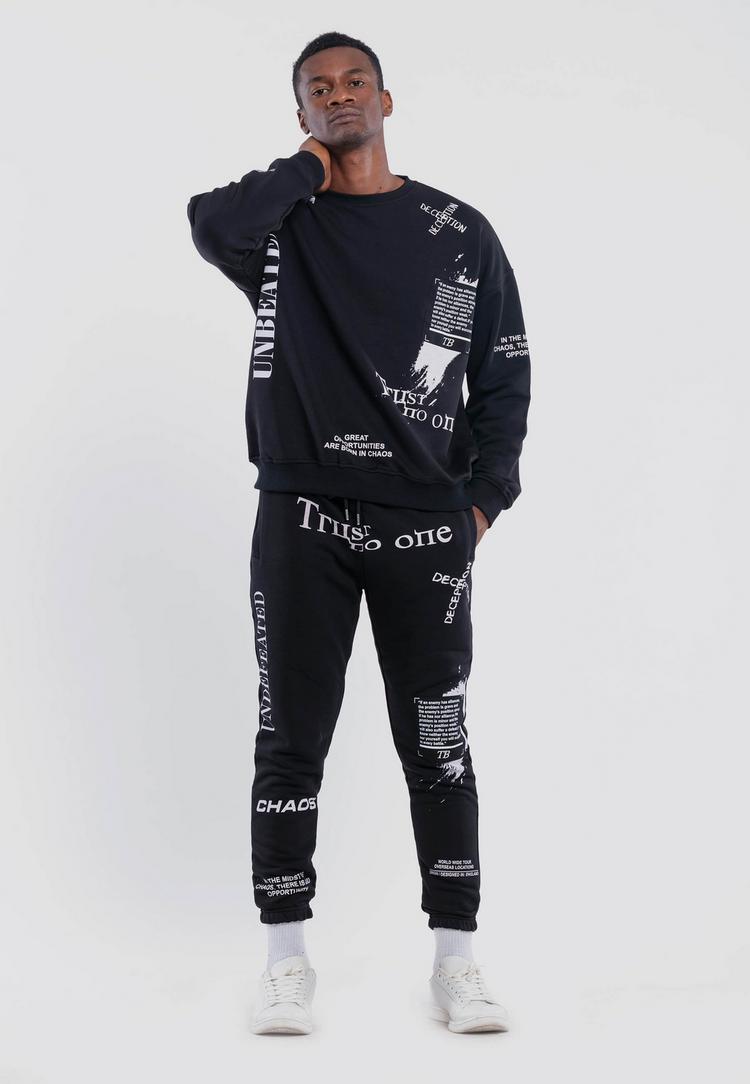 Tom Barron Tom Barron mit Schriftz&uuml;gen Jumpsuit Herren - black - 9 | SportScheck