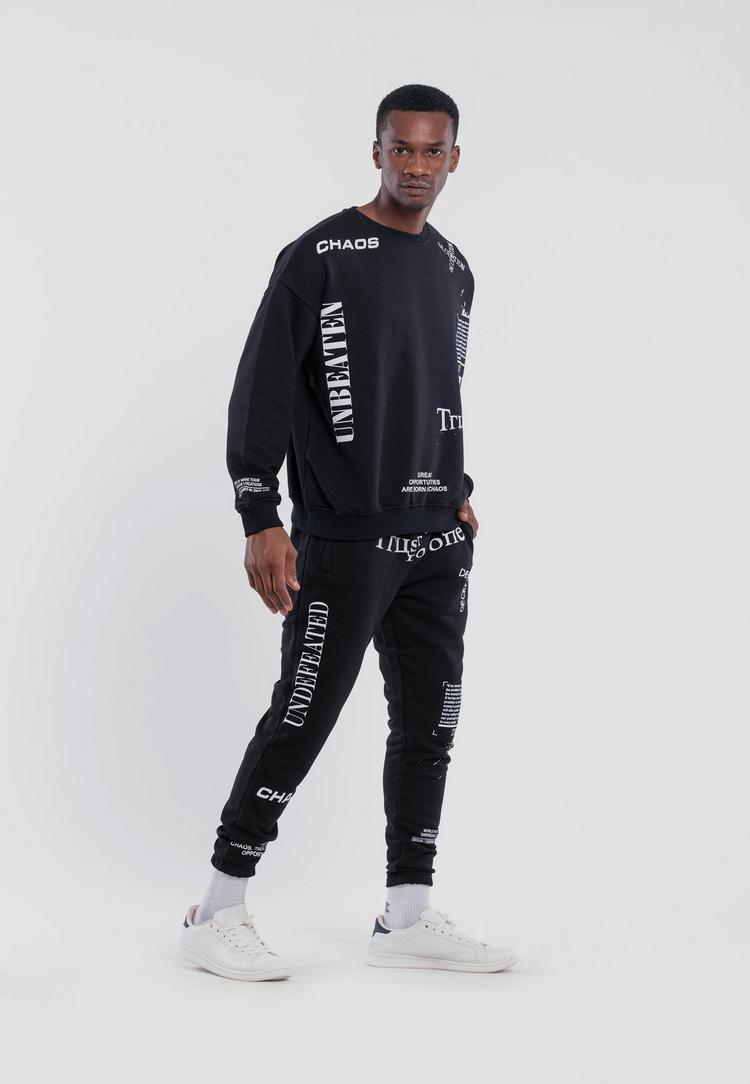 Tom Barron Tom Barron mit Schriftz&uuml;gen Jumpsuit Herren - black - 11 | SportScheck