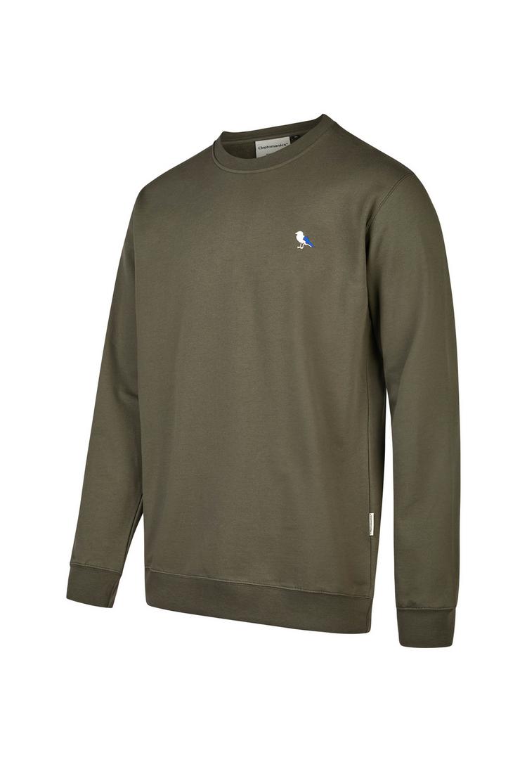 Cleptomanicx Cleptomanicx Embro Gull Sweatshirt Herren - Tea Leaf - 0 | SportScheck