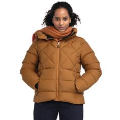Rückansicht von Schöffel Ins Jacket Boston L Daunenjacke Damen 4745 braun