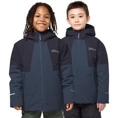 Rückansicht von Jack Wolfskin ACTAMIC 2L INS JACKET K Skijacke Kinder midnight sky