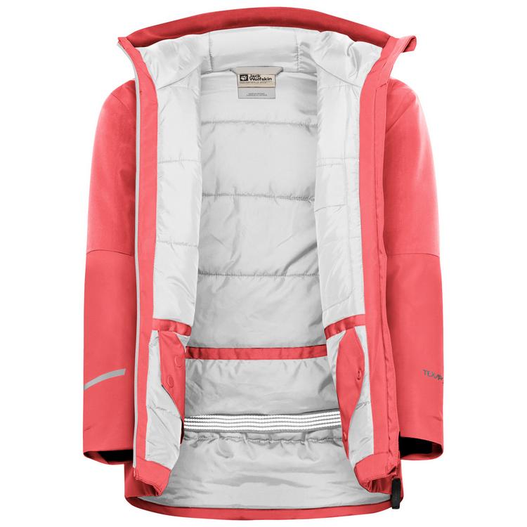 Jack Wolfskin Jack Wolfskin ACTAMIC 2L INS JACKET K Skijacke Kinder - sunset coral - 1 | SportScheck