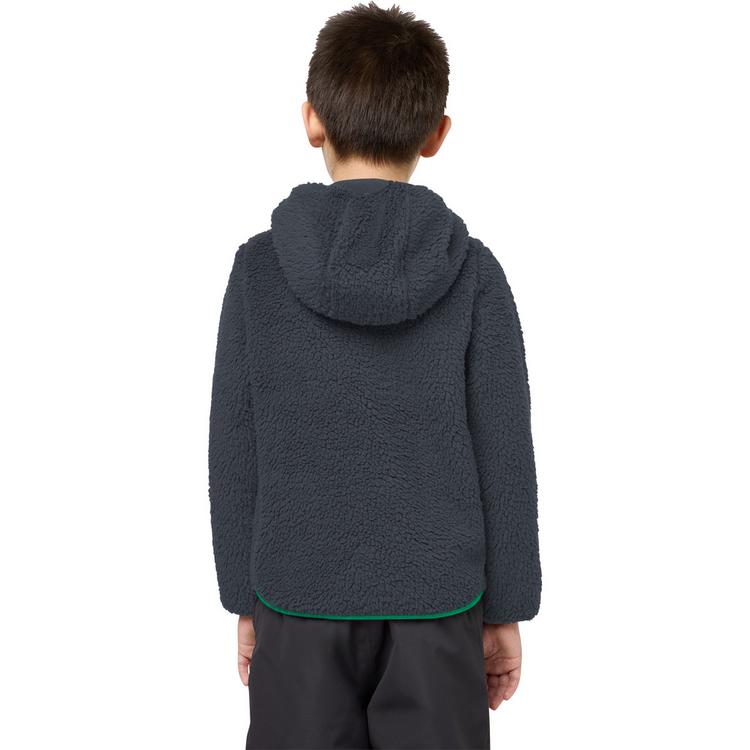 Jack Wolfskin Jack Wolfskin ICE CURL HOOD JACKET K Fleecejacke Kinder - phantom / green - 1 | SportScheck