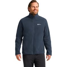Rückansicht von Jack Wolfskin WALDSTEIG FZ M Fleecejacke Herren midnight sky