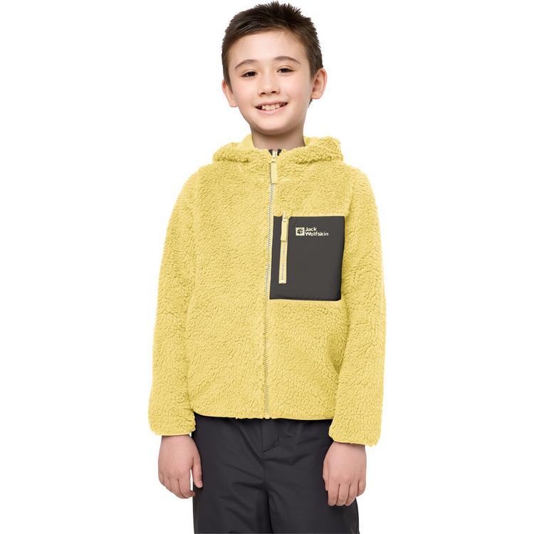 Jack Wolfskin Jack Wolfskin ICE CURL HOOD JACKET K Fleecejacke Kinder - lemon ice - 2 | SportScheck