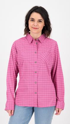 Rückansicht von DEPROC active PHOENIX II Outdoorhemd Damen pink