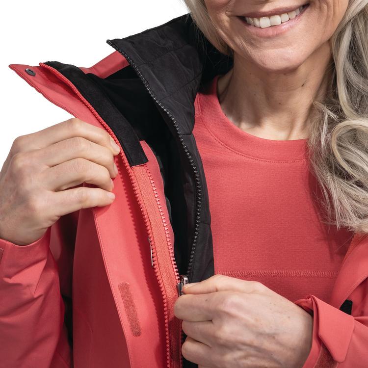 Sch&ouml;ffel Sch&ouml;ffel Hiking 3in1 Jacket Style Tamina WMS Outdoorjacke Damen - 2675 - rosa - 0 | SportScheck