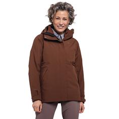 Rückansicht von Schöffel Hiking 3in1 Jacket Style Tamina WMS Outdoorjacke Damen 4805 braun