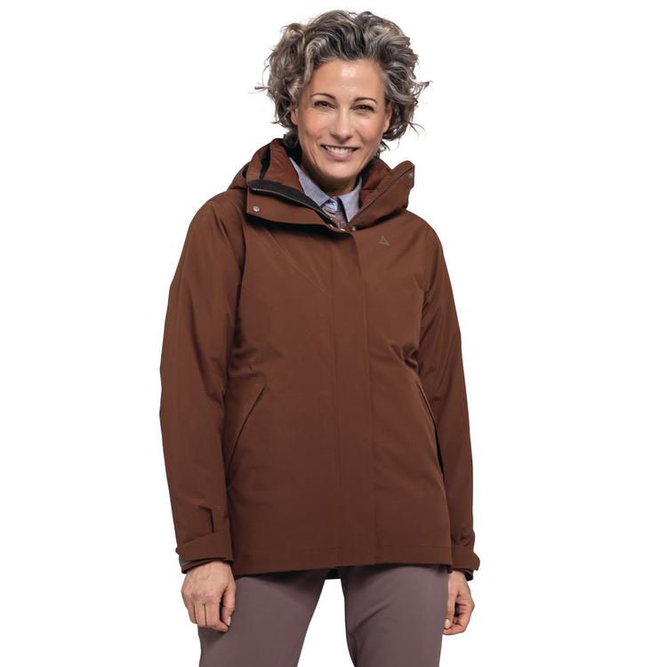 Sch&ouml;ffel Sch&ouml;ffel Hiking 3in1 Jacket Style Tamina WMS Outdoorjacke Damen - 4805 - braun - 0 | SportScheck