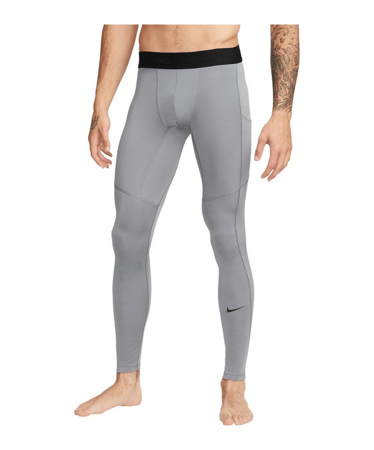 Nike Nike DF Tight Funktionsunterhose Herren - grauschwarz - 0 | SportScheck