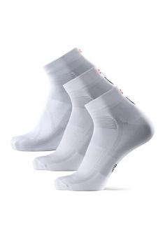 Rückansicht von DANISH ENDURANCE low cycling Fahrradsocken white/white/black