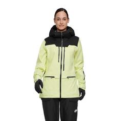 Rückansicht von Mammut Haldigrat Hooded Hardshelljacke Damen sulai-black