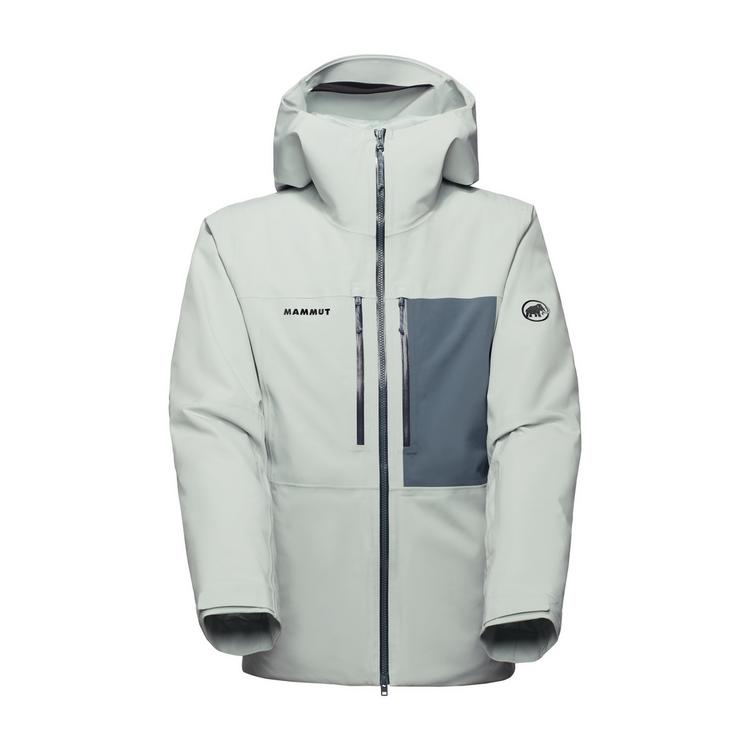 Mammut Mammut Stoney HS Hooded Hardshelljacke Herren - silver sage-strata - 0 | SportScheck