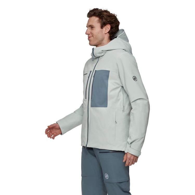Mammut Mammut Stoney HS Hooded Hardshelljacke Herren - silver sage-strata - 2 | SportScheck