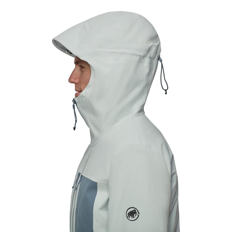 Mammut Mammut Stoney HS Hooded Hardshelljacke Herren - silver sage-strata - 2 | SportScheck