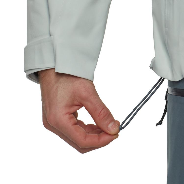 Mammut Mammut Stoney HS Hooded Hardshelljacke Herren - silver sage-strata - 4 | SportScheck