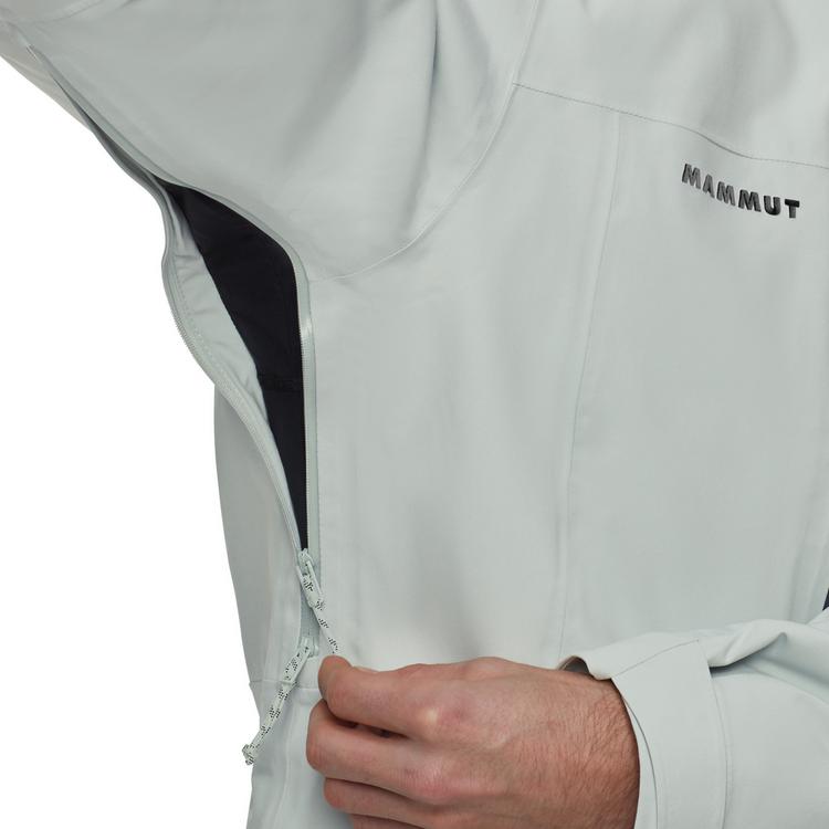 Mammut Mammut Stoney HS Hooded Hardshelljacke Herren - silver sage-strata - 6 | SportScheck