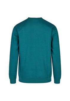 Rückansicht von Cleptomanicx Ligull Sweatshirt Herren Dark Sea