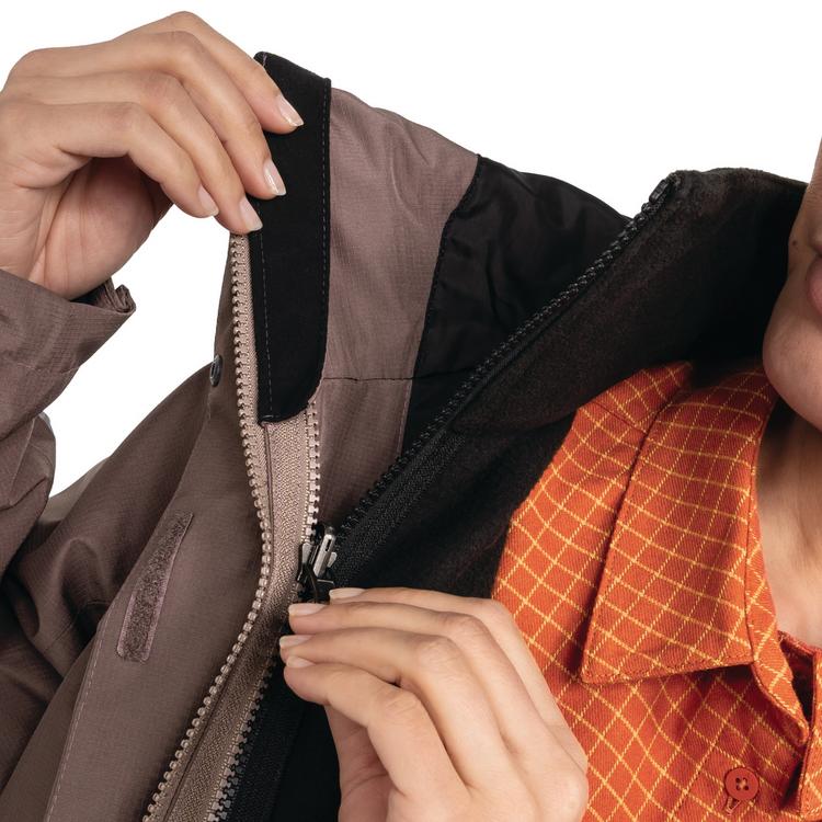 Sch&ouml;ffel Sch&ouml;ffel Hiking 3in1 Jacket Style Okere WMS Outdoorjacke Damen - 3905 - braun - 0 | SportScheck