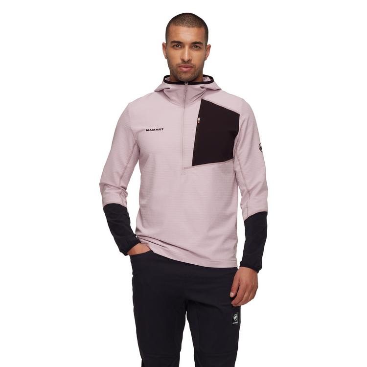 Mammut Mammut Madris Light Half ML Hooded Fleecepullover Herren - alpine calamint-black - 0 | SportScheck