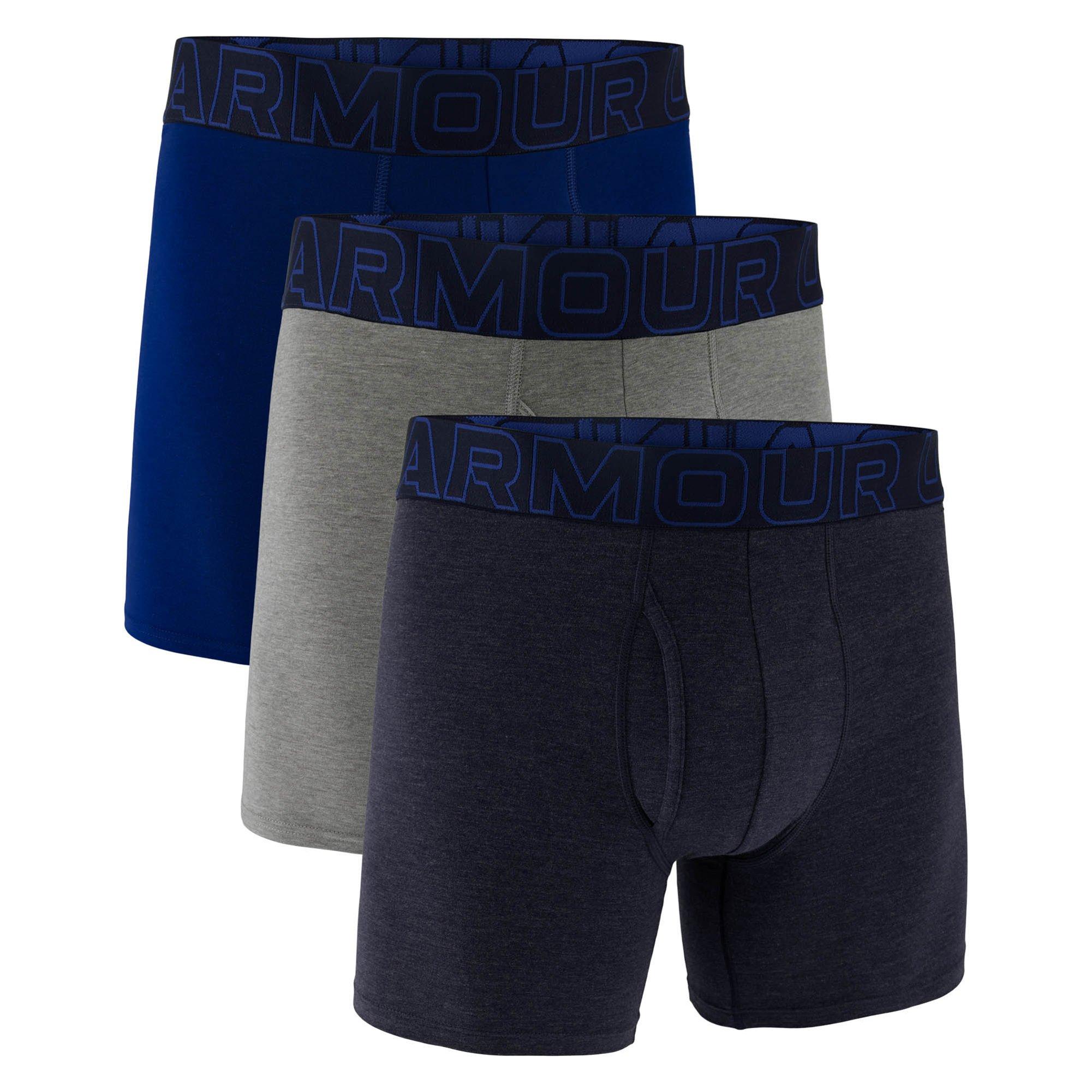 Under Armour Boxershort Unterhose Herren - Dunkelblau/Grau/Blau