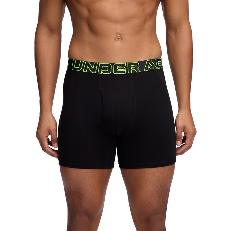 Under Armour Under Armour Boxershort Unterhose Herren - Schwarz/Hellgr&uuml;n/Blau/Rot - 6 | SportScheck