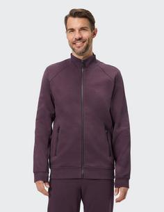 Rückansicht von JOY sportswear RAPHAEL Trainingsjacke Herren deep burgundy