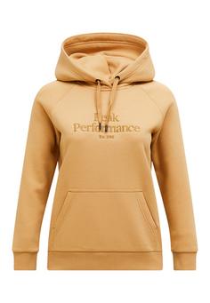 Peak Performance W Original Hood Sweatshirt Damen camel