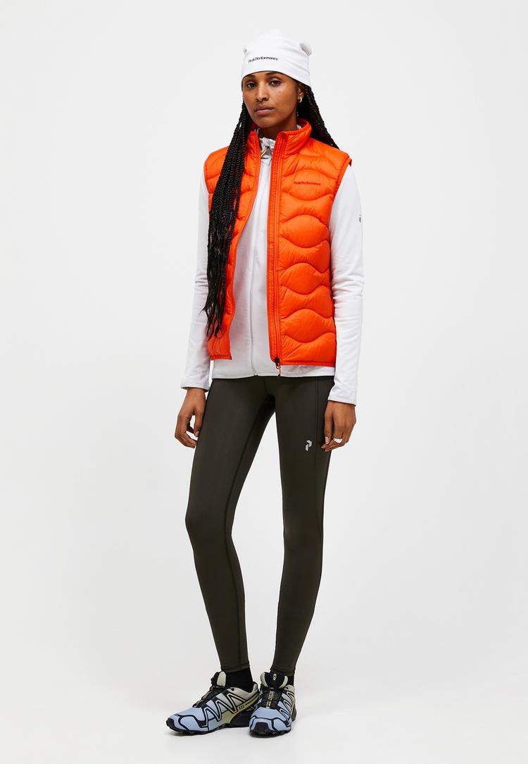 Peak Performance Peak Performance W Helium Down Vest Steppweste Damen - orangerot - 0 | SportScheck