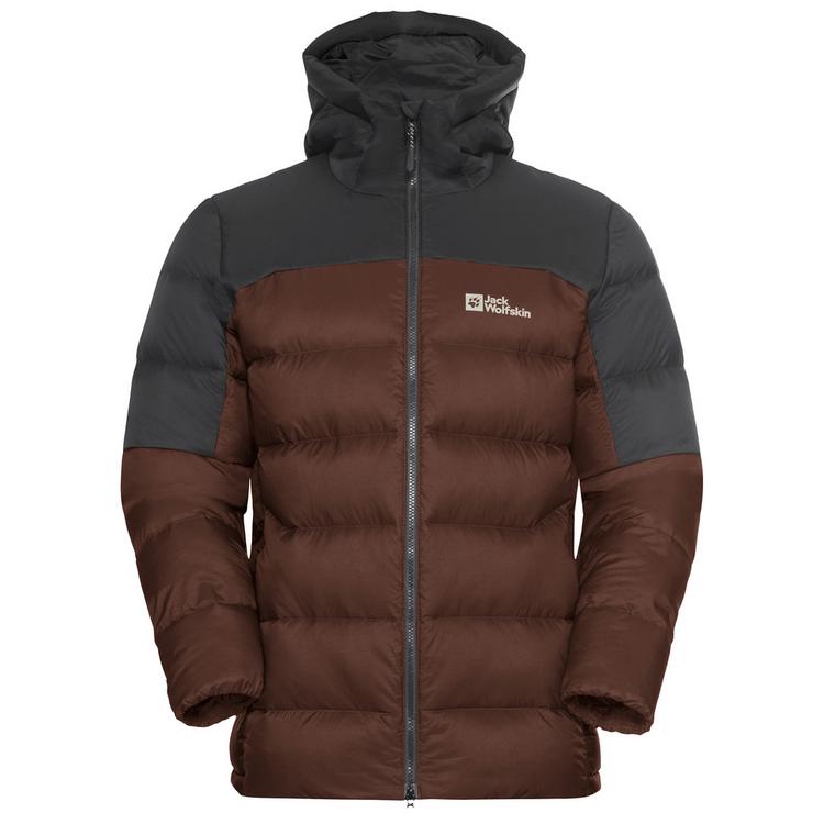 Jack Wolfskin Jack Wolfskin NEBELHORN DOWN HOODY M Daunenjacke Herren - hot choc - 0 | SportScheck