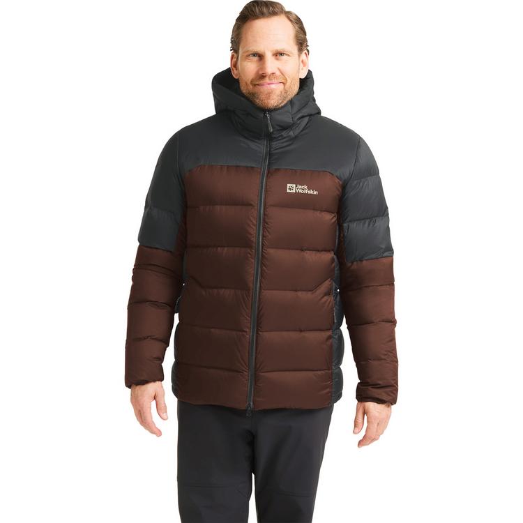 Jack Wolfskin Jack Wolfskin NEBELHORN DOWN HOODY M Daunenjacke Herren - hot choc - 0 | SportScheck