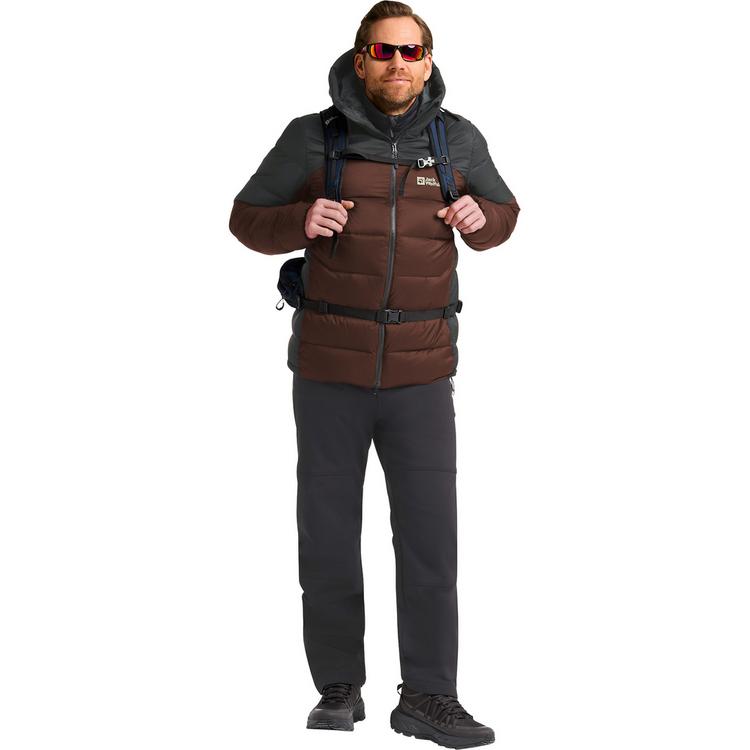 Jack Wolfskin Jack Wolfskin NEBELHORN DOWN HOODY M Daunenjacke Herren - hot choc - 2 | SportScheck