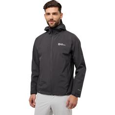 Rückansicht von Jack Wolfskin PRELIGHT 2L INS JKT M Fahrradjacke Herren black