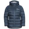 Jack Wolfskin NEBELHORN DOWN HOODY W Daunenjacke Damen - midnight sky